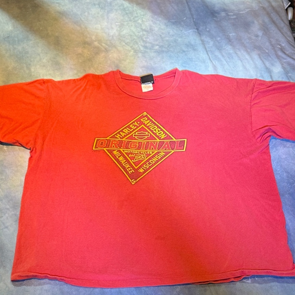 Harley-Davidson Original Red Tee Dalton, GA 2XL